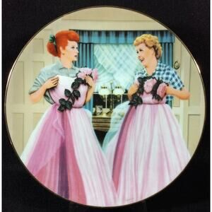 "Two of a Kind” I Love Lucy Plate from the Hamilton Collection.
